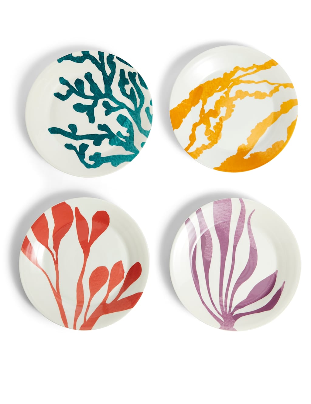 Royal Doulton Set of 4 1815 Bright Porcelain Dinner Plates - Multi - Available at M&S