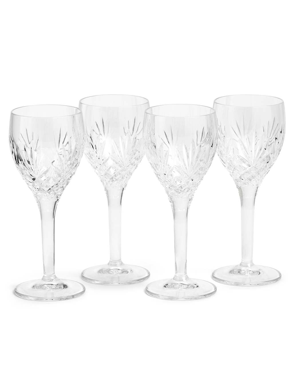 Royal Doulton Set of 4 Highgate White Wine Glasses - Clear - Available at M&S