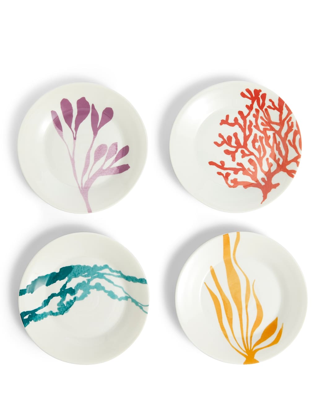 Royal Doulton Set of 4 Bright Side Plates - Multi - Available at M&S