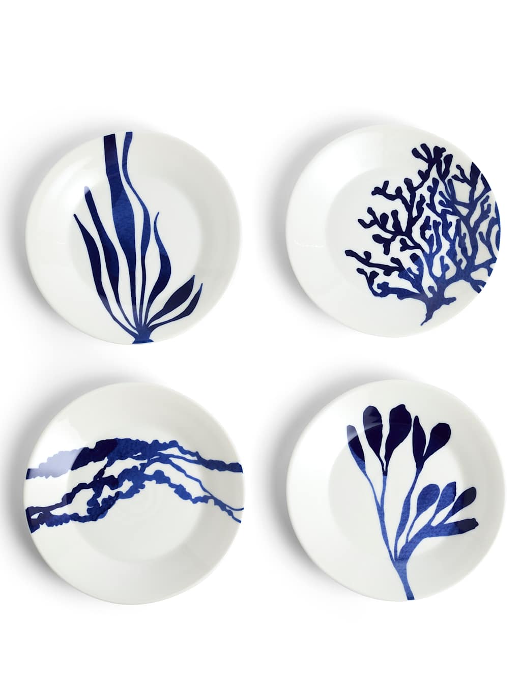 Royal Doulton Set of 4 1815 Pacific Side Plates - Blue Mix - Available at M&S