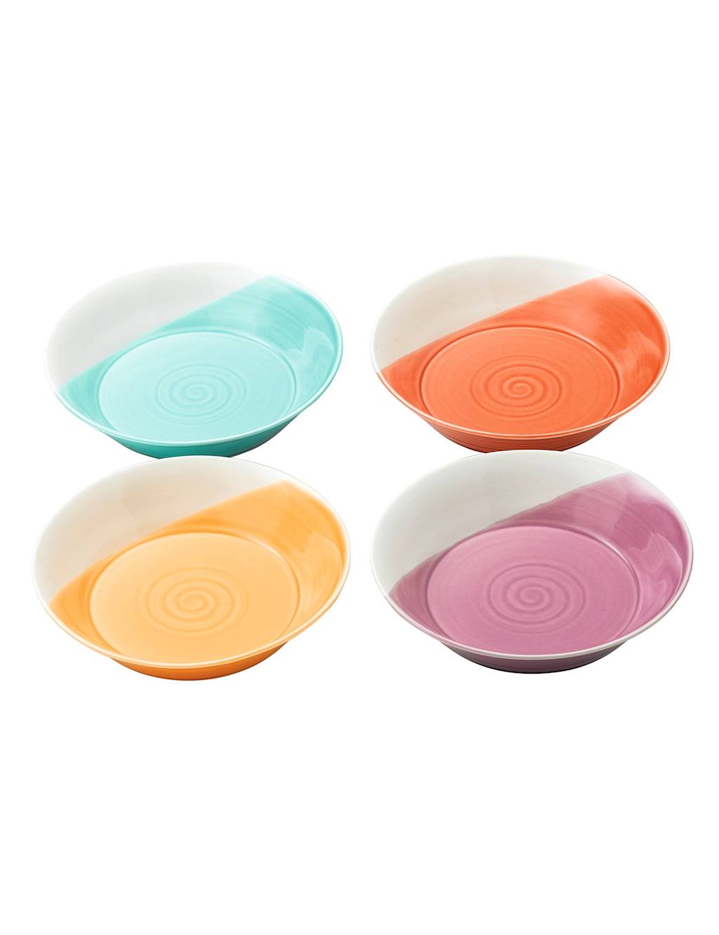 Royal Doulton Set of 4 Bright Pasta Bowls - Multi - Available at M&S