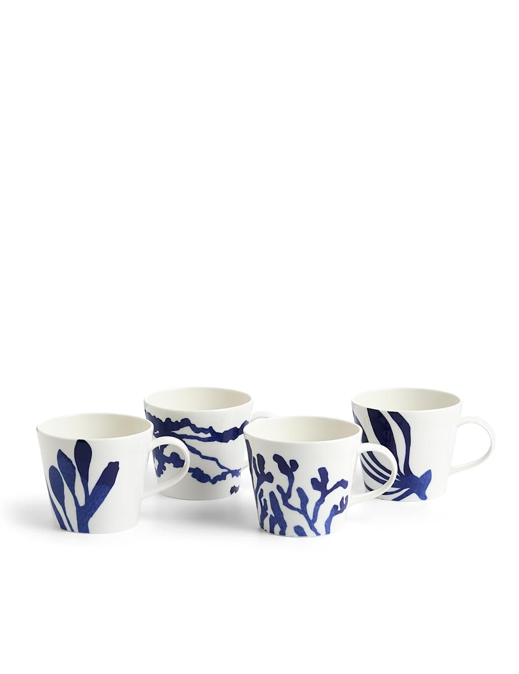 Royal Doulton Set of 4 1815 Pacific Mugs - Blue Mix - Available at M&S