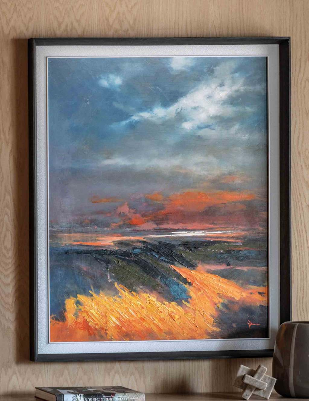 Gallery Direct Coastal Glow Nature Rectangle Framed Canvas - Multi - Available at M&S