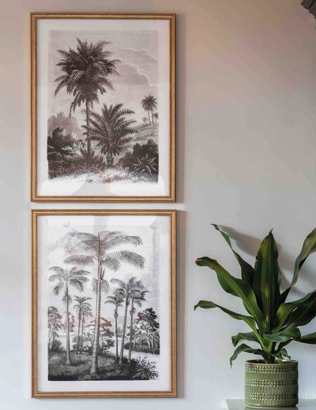 Gallery Direct Set of 2 Colonial Sketches Rectangle Framed Art - Taupe - Available at M&S