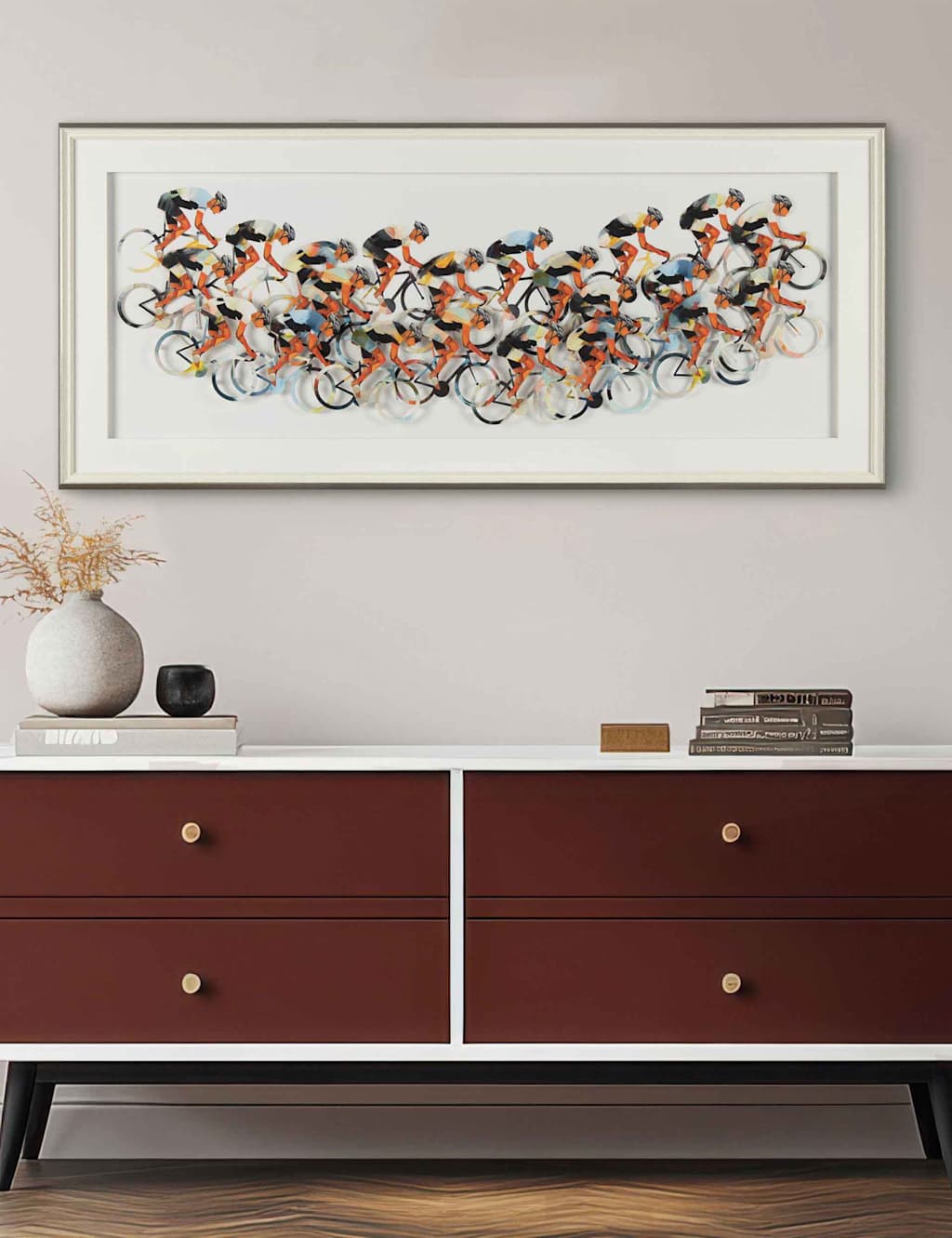 Gallery Direct Peloton Framed Art - Multi - Available at M&S