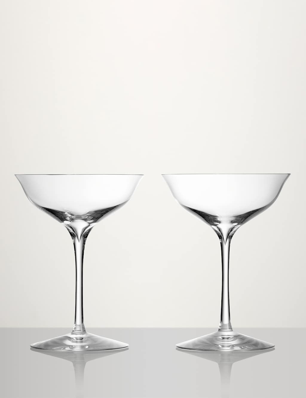 Waterford Set of 2 Elegance Belle Crystal Coupes - Clear - Available at M&S