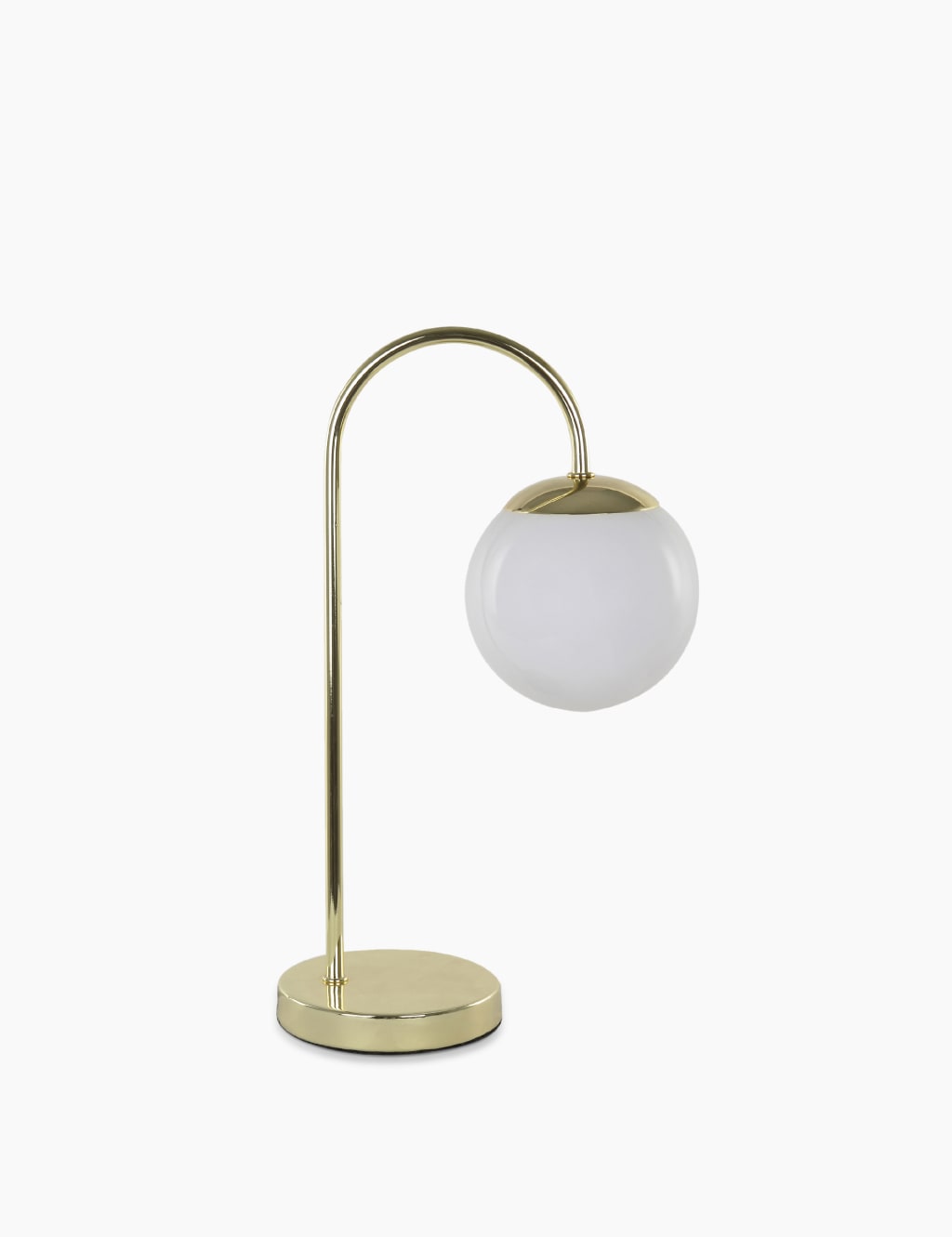 M&S Opal Globe Table Lamp White