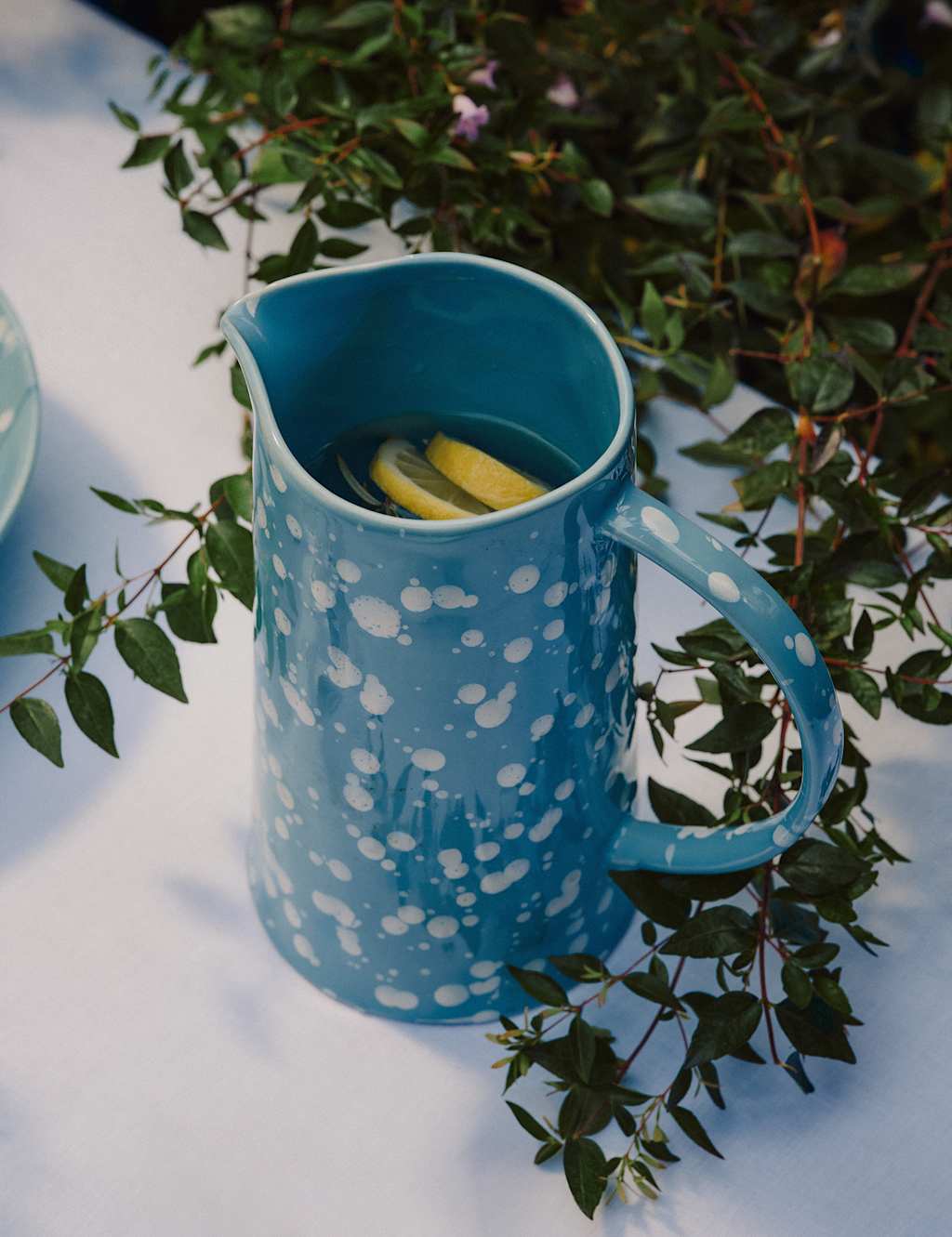 M&S Paint Splatter Jug - Blue