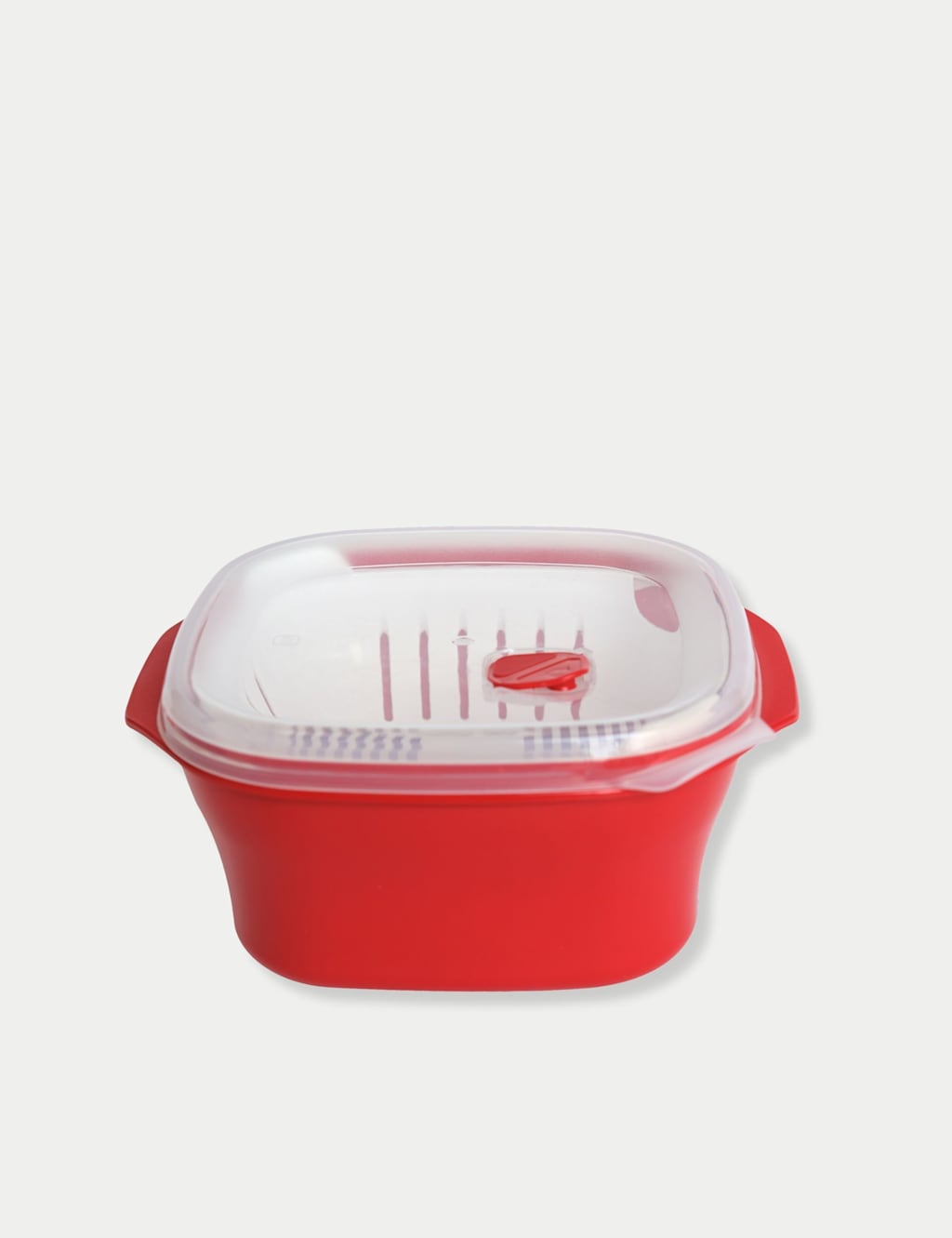 Good2Heat Microwave Steamer - Red - Available at M&S