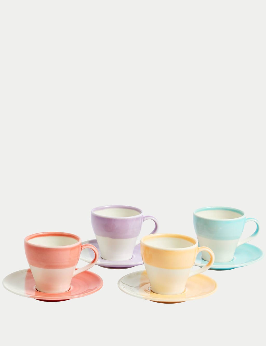 Set of 4 1815 Espresso Cups & Saucers