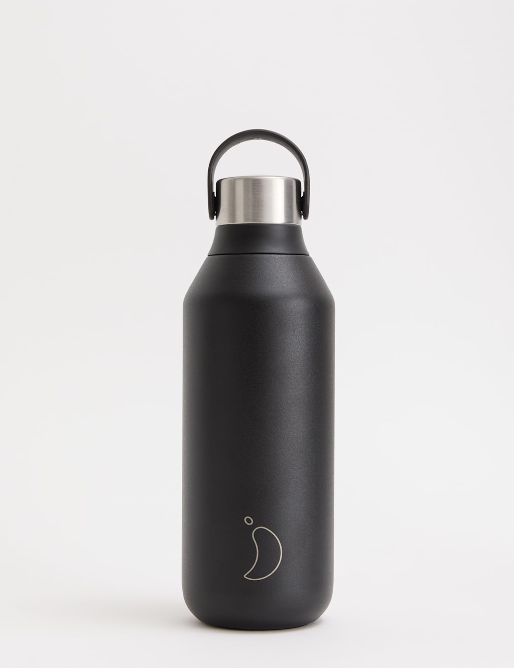 Chilly's Series 2 Stainless Steel Water Bottle 500ml Black
