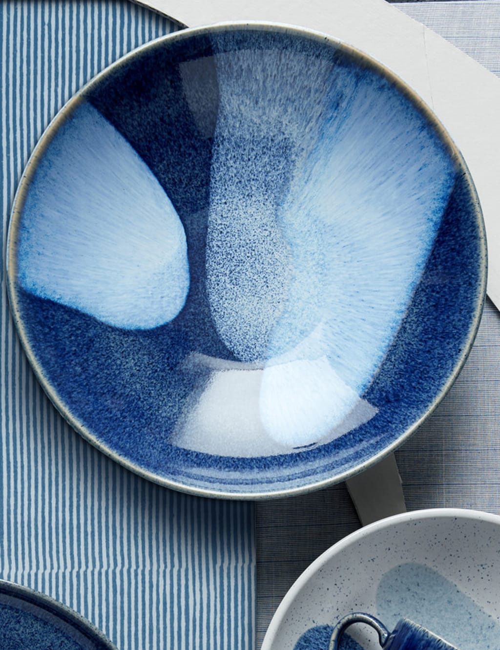Studio Blue Accent Large Serving Bowl