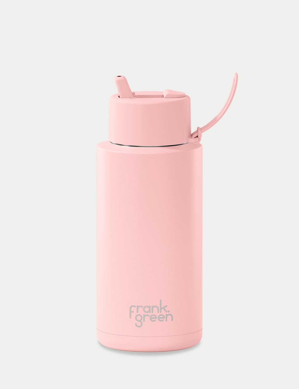 Frank Green Stainless Steel Water Bottle 1L Blush Pink