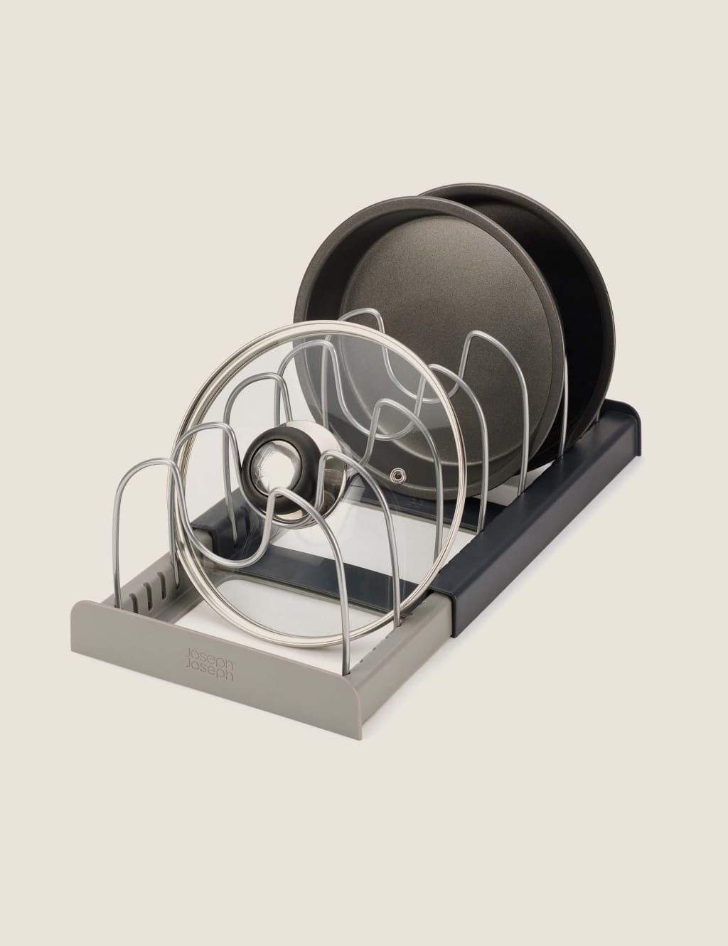 Joseph Joseph DrawerStore™ Expanding Cookware Organiser - Grey, Grey