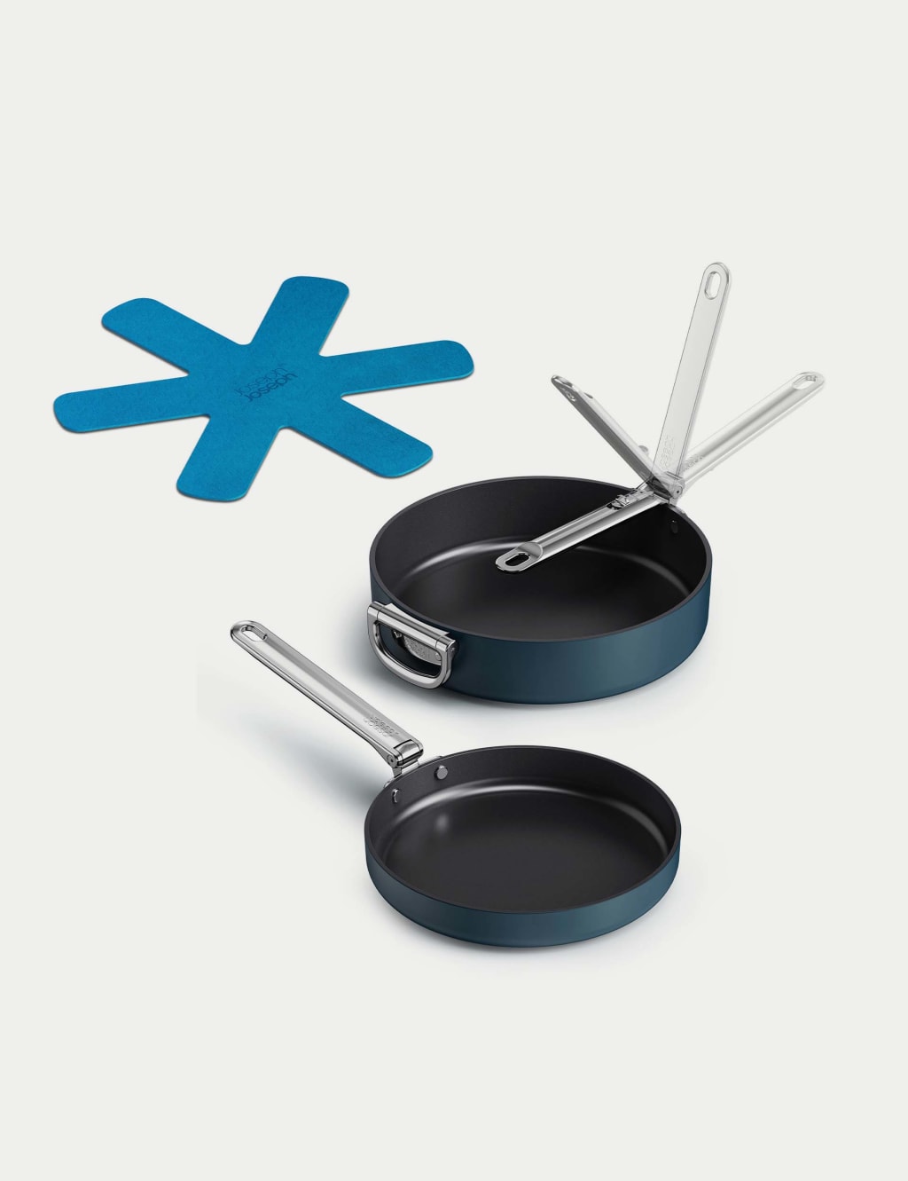 2pc Space Ceramic Non-Stick Frying Pan Set