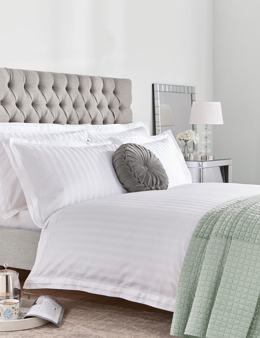 Pure Cotton Sateen Shalford Bedding Set