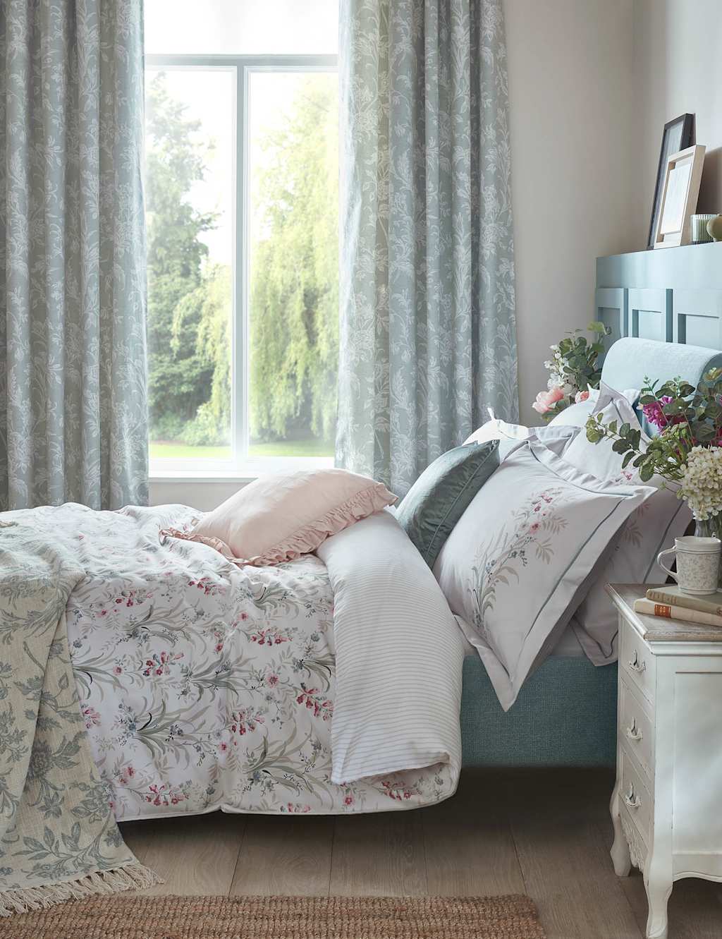 Sateen Mosedale Posy Bedding Set