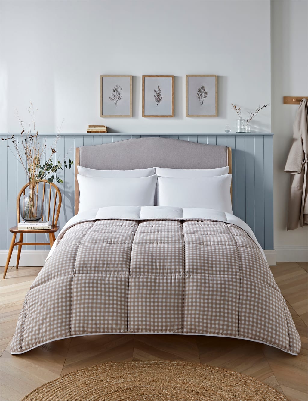 Gingham 4.5 Tog Coverless Duvet