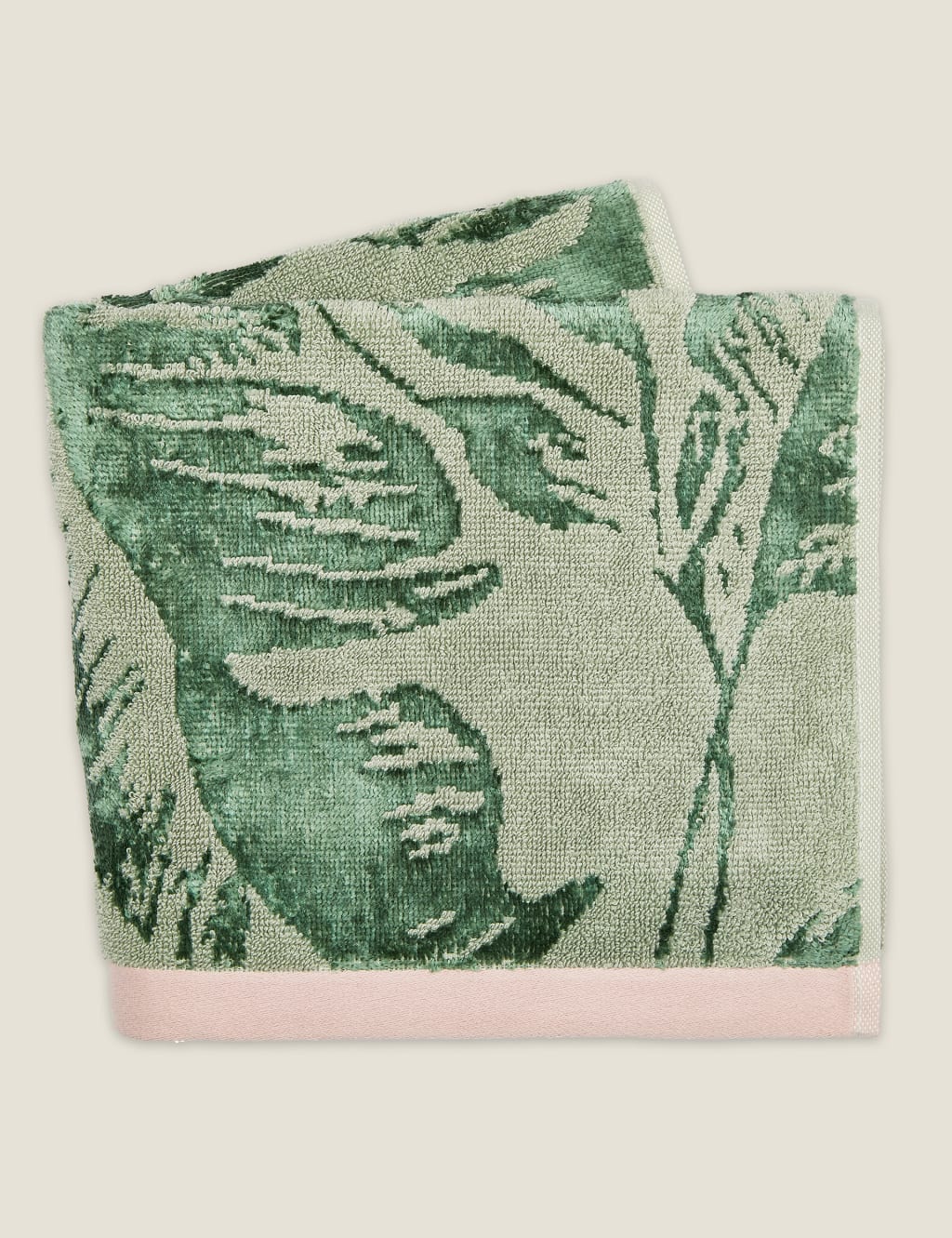 Ted Baker Cotton Blend Urban Forager Towel Sage