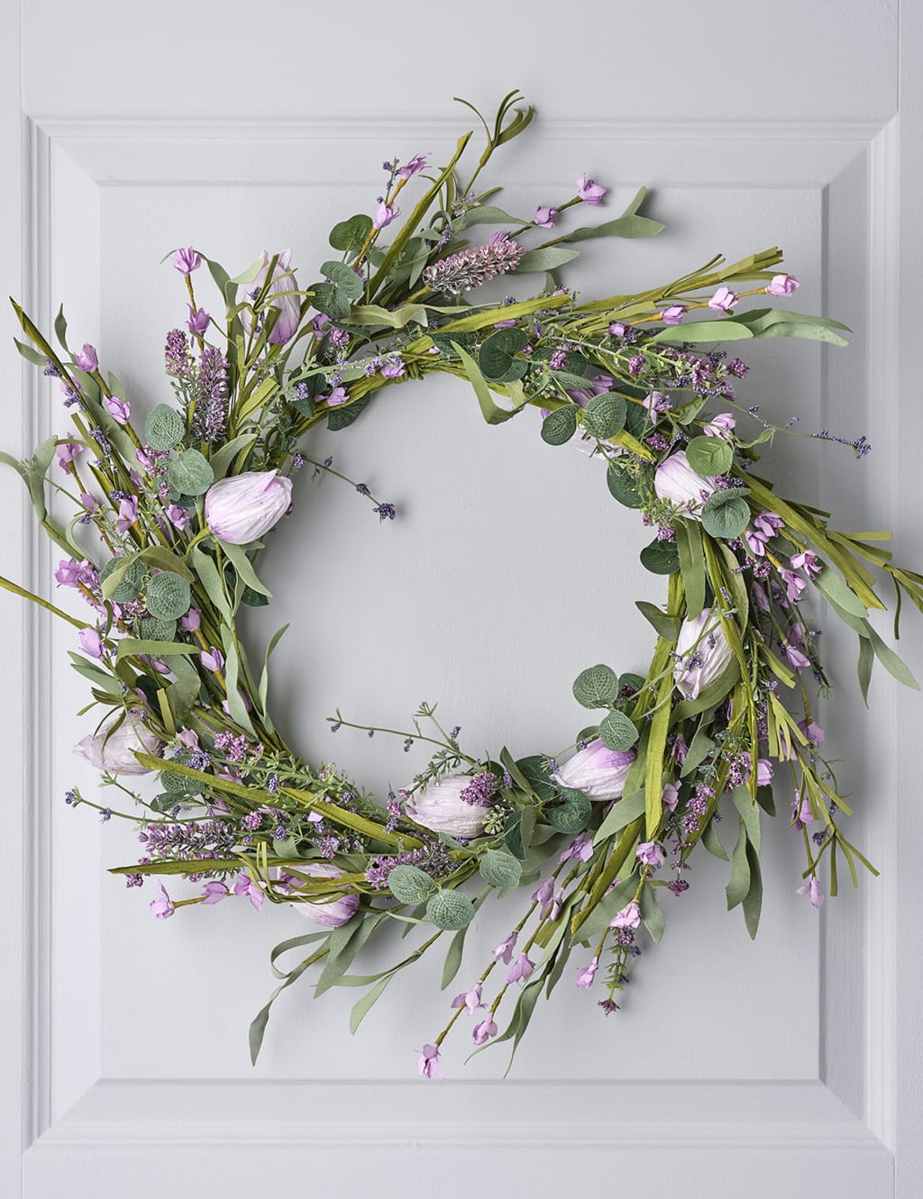 Lavender & Tulip Wreath