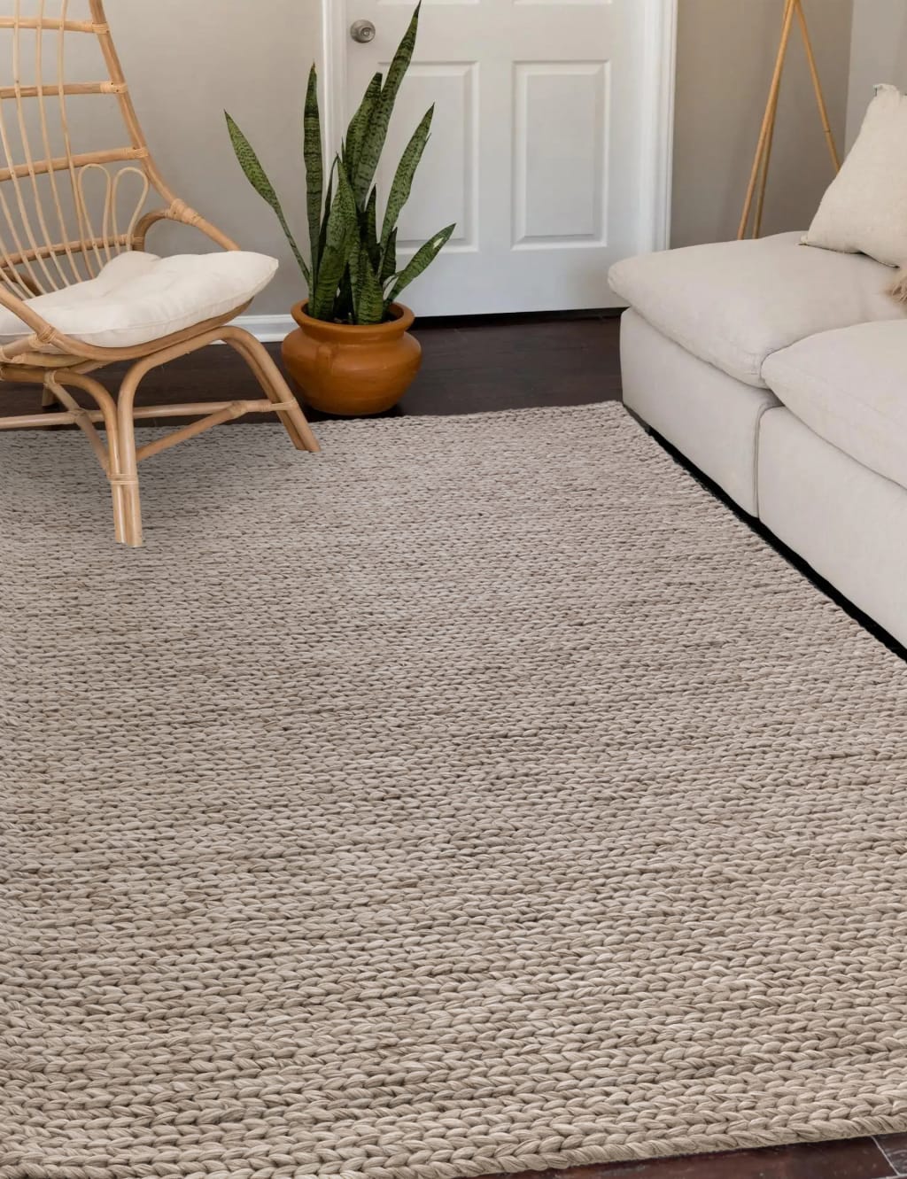 Wool Rich Braided Rug
