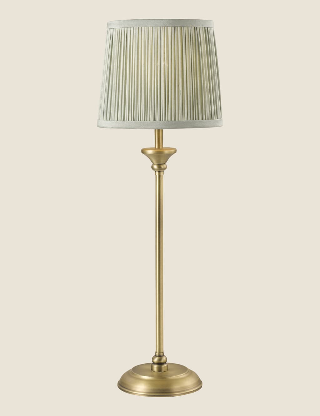 Laura Ashley Hemsley Touch Table Lamp - Antique Brass - Available at M&S