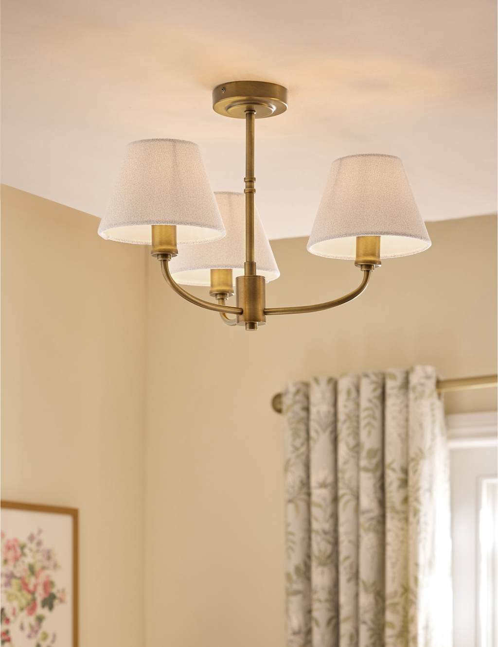 Laura Ashley Denston Multi Ceiling Light - Bronze - Available at M&S