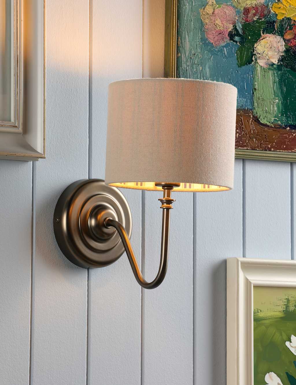 Joules Home Lighting Farley Wall Light - Bronze - Available at M&S