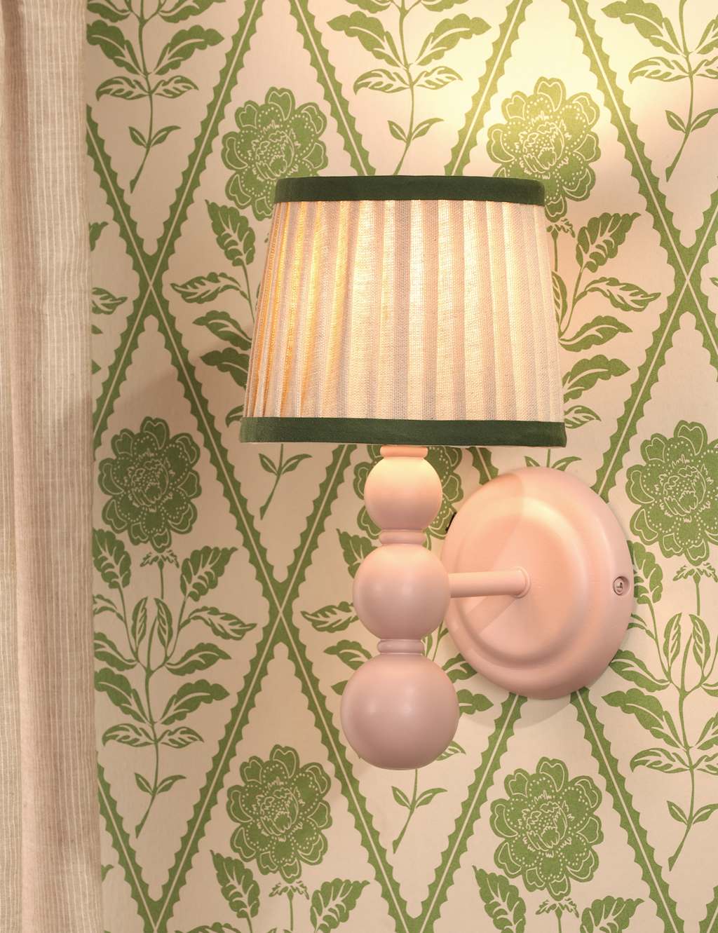 Joules Home Lighting Harewood Wall Light - Natural - Available at M&S
