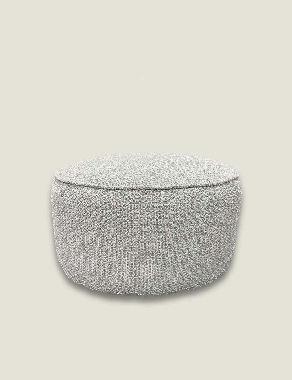 Boucle Round Pouffe