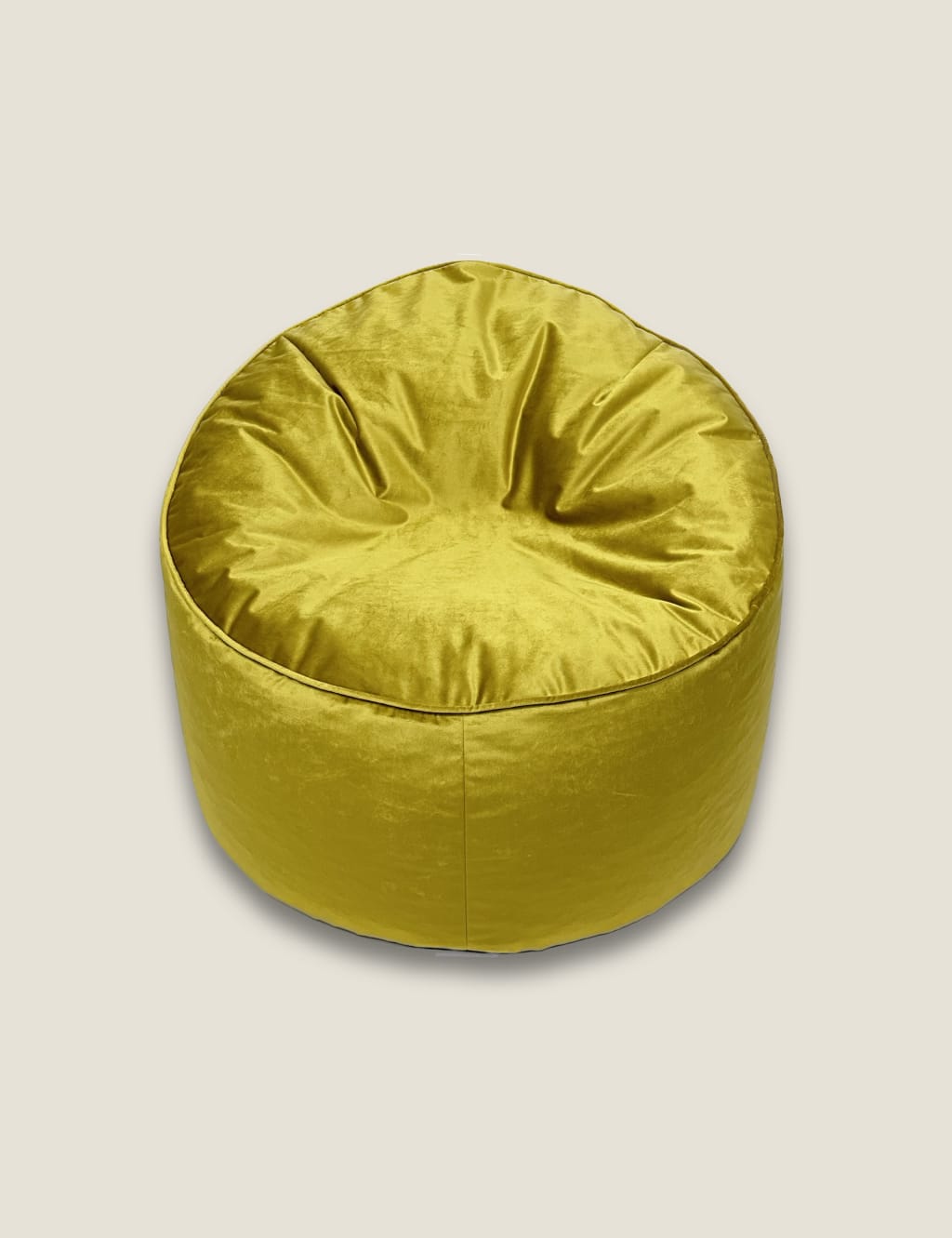 Gold Velvet Beanbag Chair