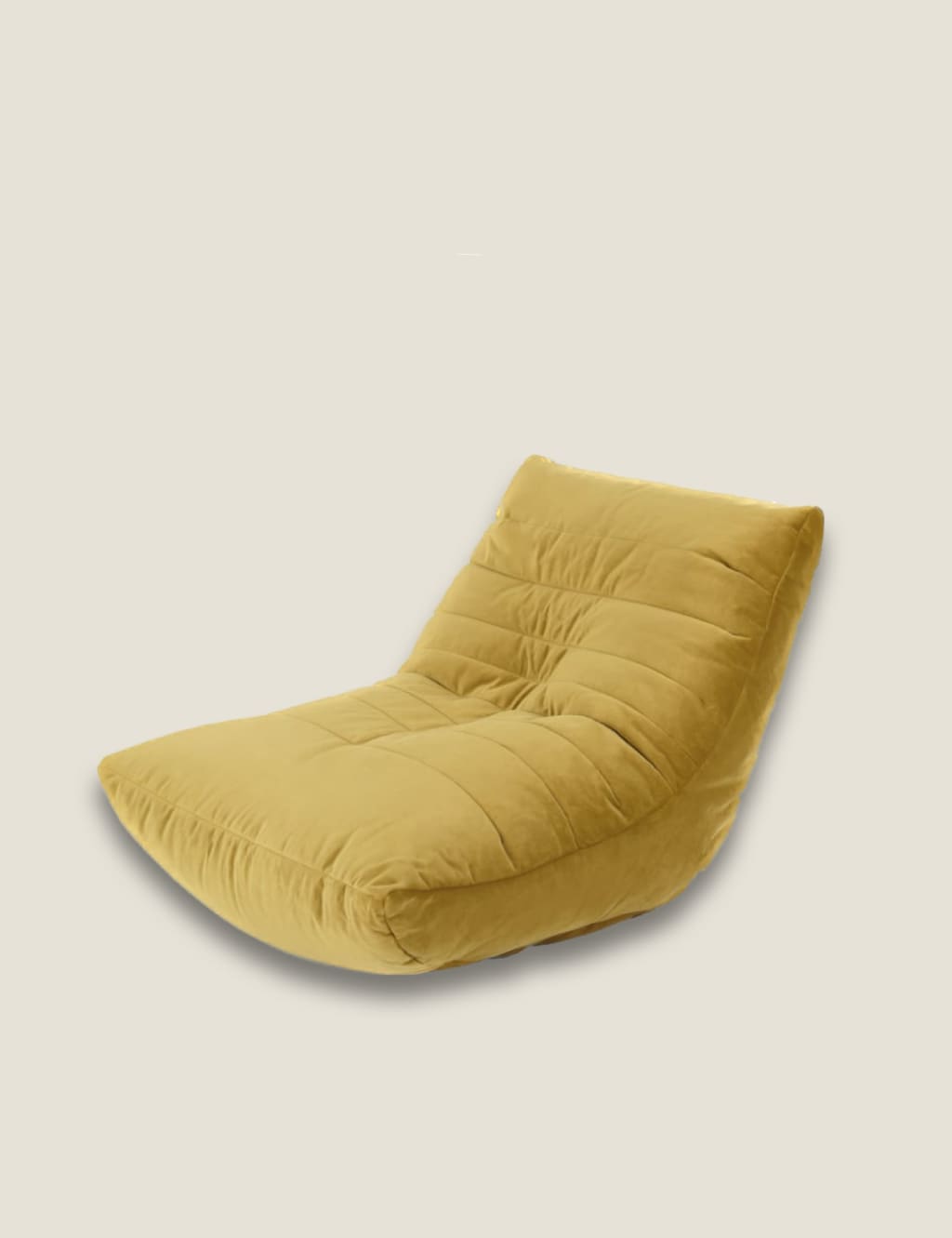 Gold Velvet Beanbag Chair