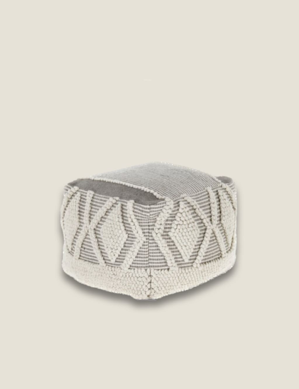 Kaikoo Bobble Pouffe - Cream Mix, Cream Mix