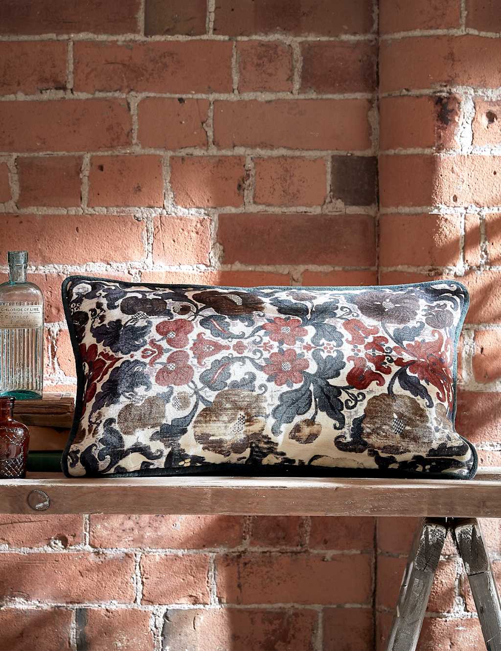 Historic Royal Palaces Pure Cotton Modena Cushion - Multi - Available at M&S