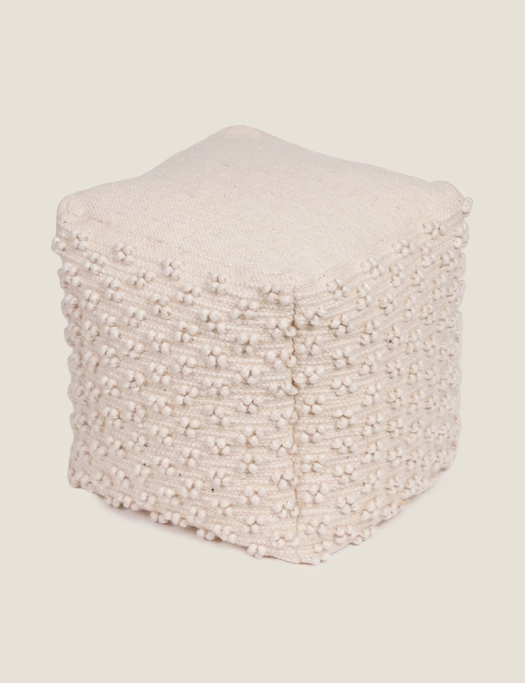 Textured Pouffe