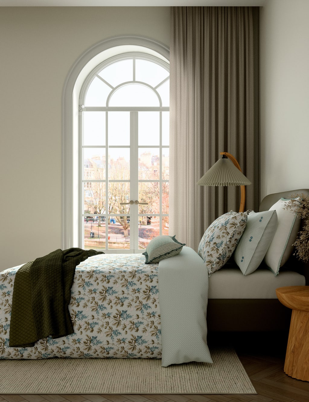 Velvet Clarence Quilted Throw