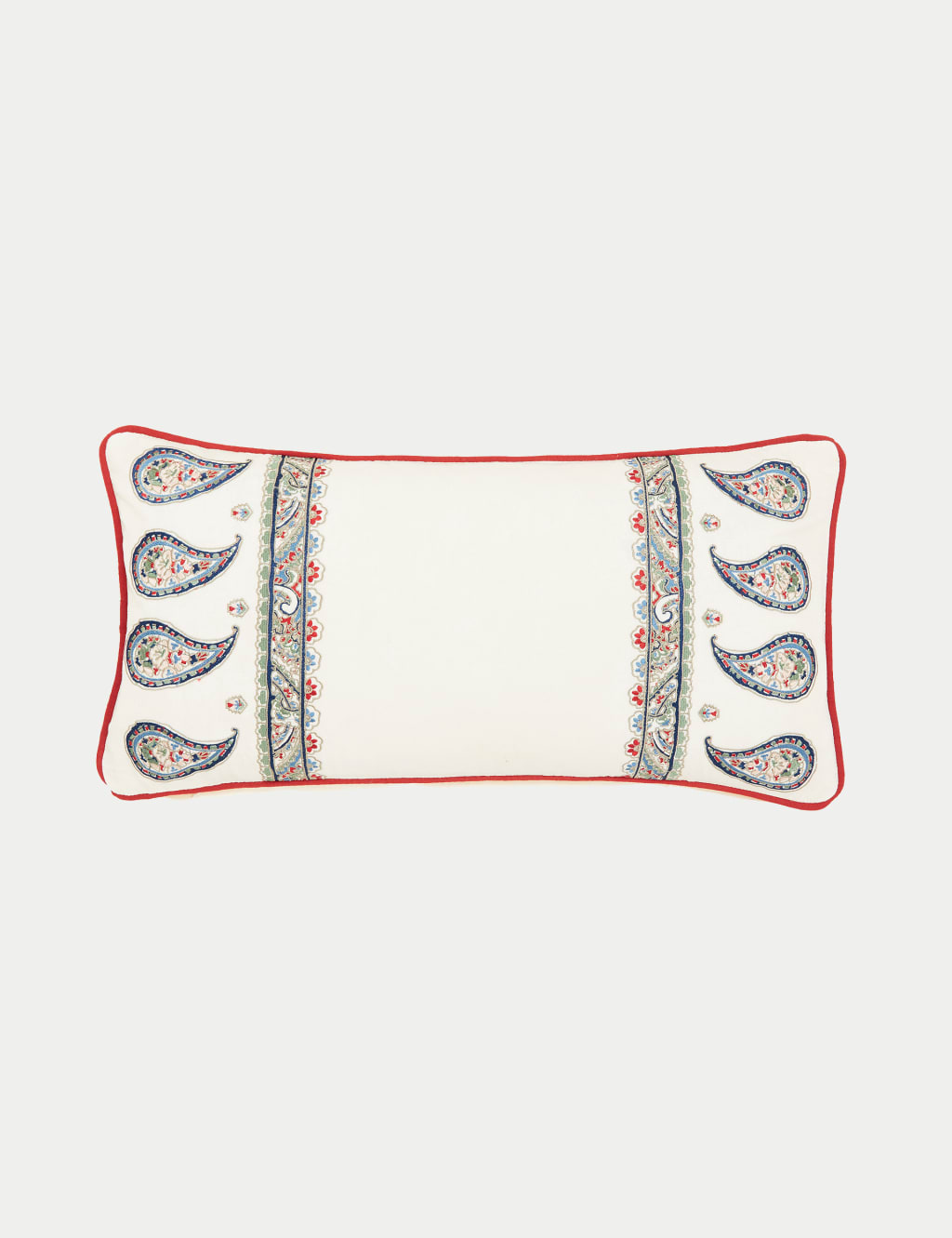 Pure Cotton Tapestry Paisley Cushion
