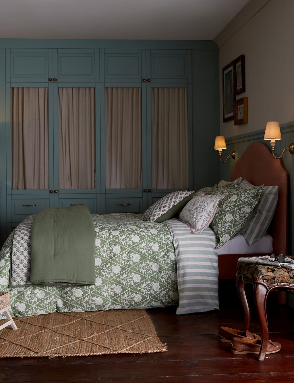 Pure Cotton Juliette Stamp Bedding Set