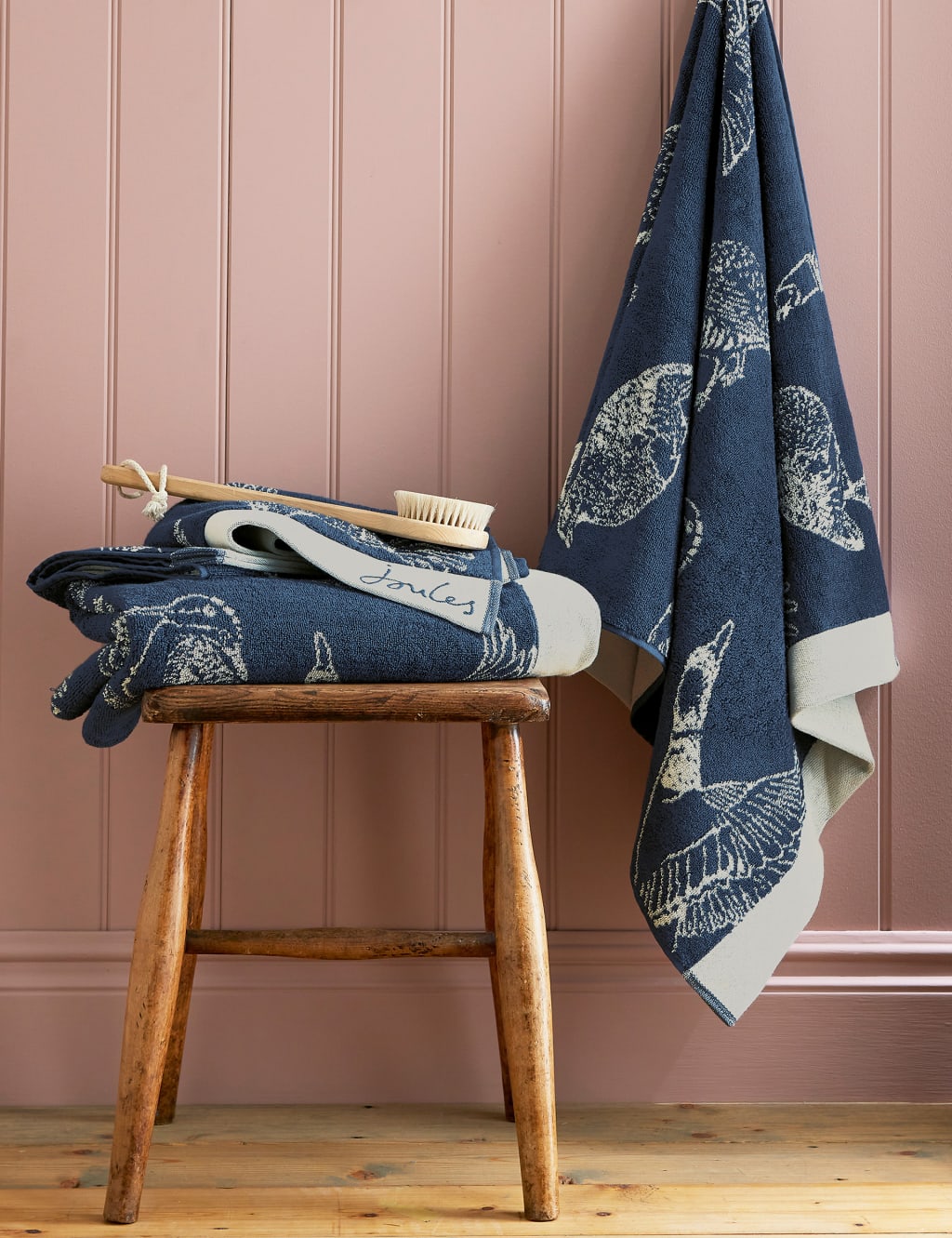 Pure Cotton Wild Fowl Towel