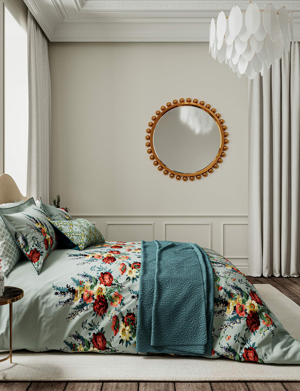 Sateen Botanical Harmony Bedding Set