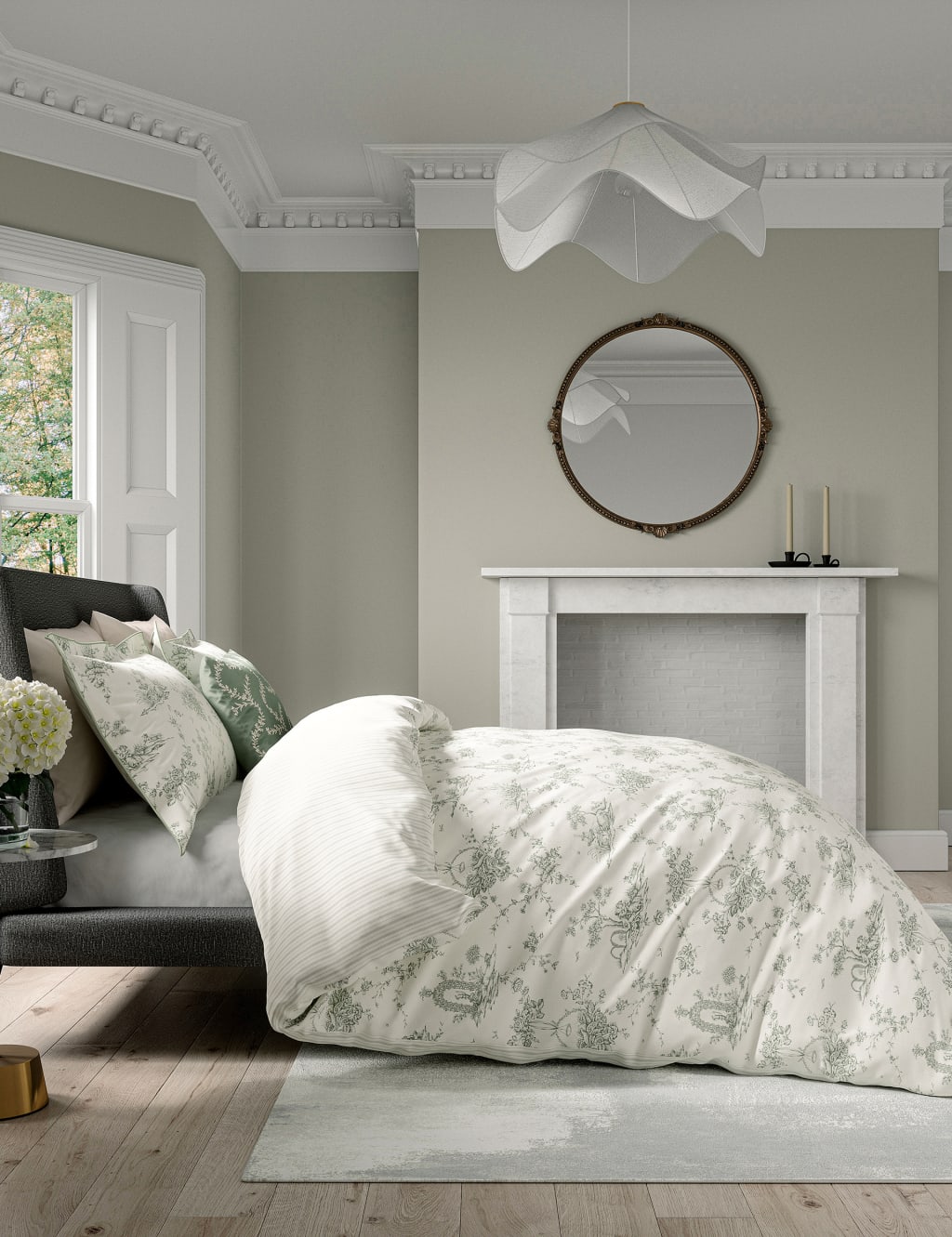 Pure Cotton Garden of Love Bedding Set