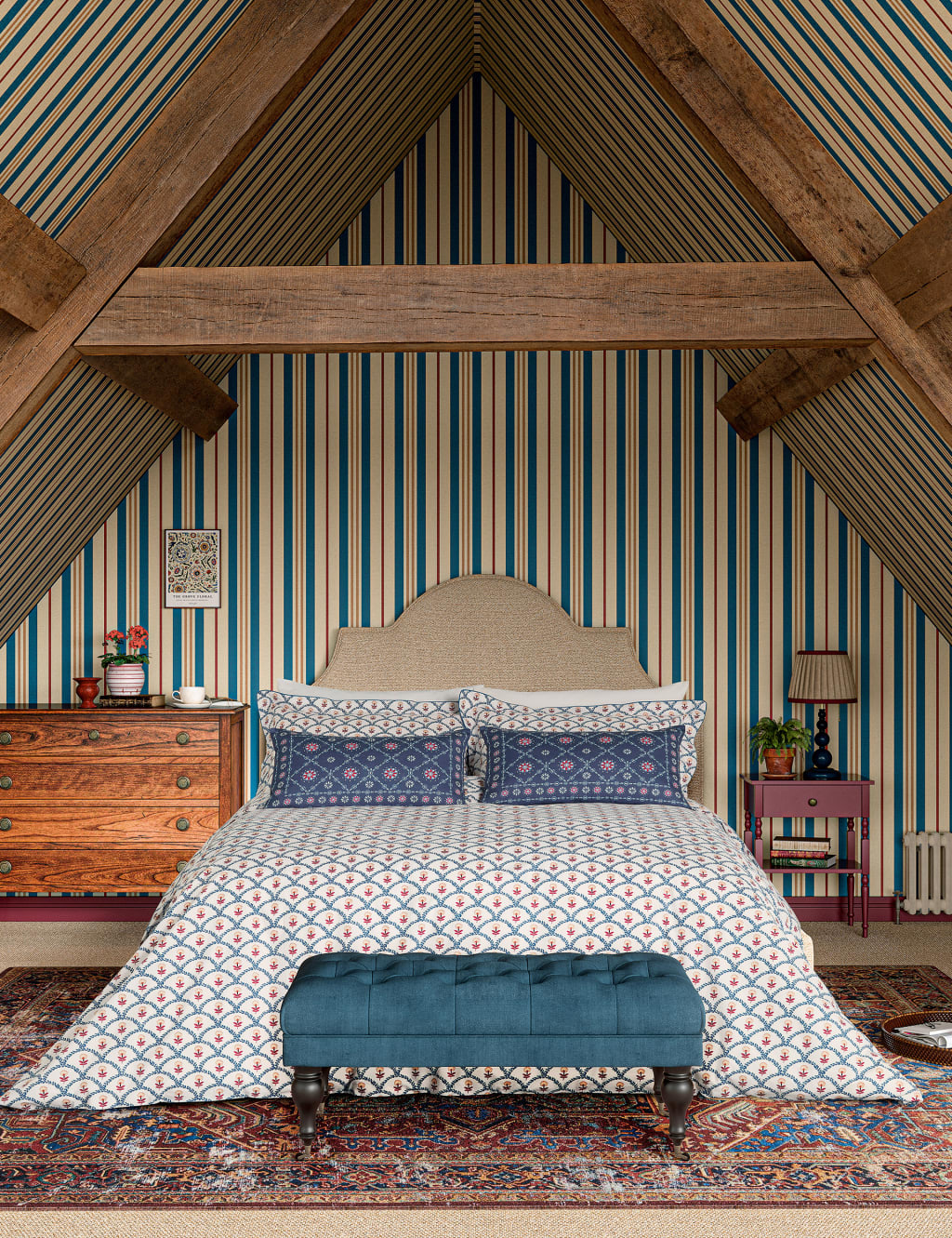 Pure Cotton Floral Scallop Bedding Set