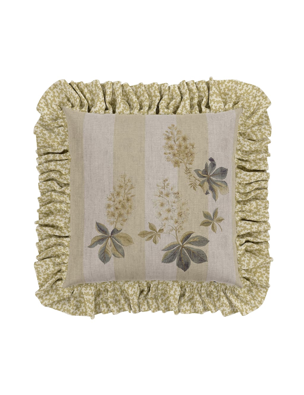 Pure Cotton Chestnut Tree Print Cushion