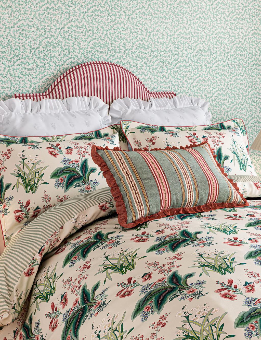 2pk Pure Cotton Pinery Square Pillowcases