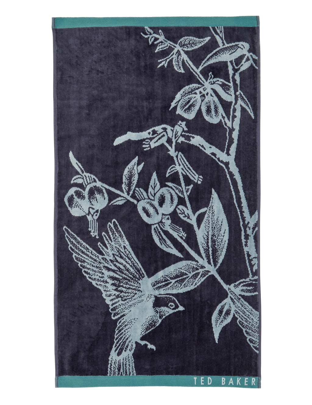 Pure Cotton Botanical Birds Towel