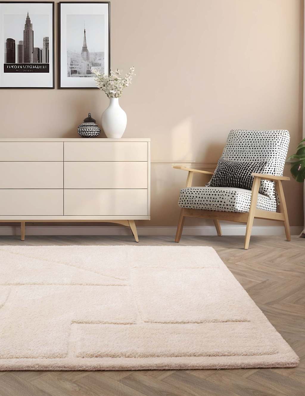 Horizon Ivory Tufted Rug