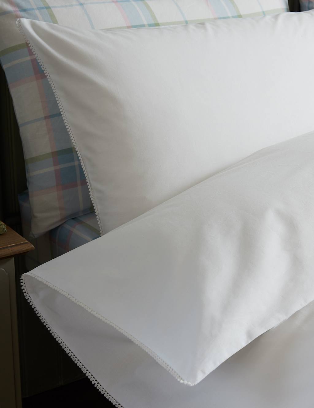 Laura Ashley Pure Cotton Riane Bedding Set White