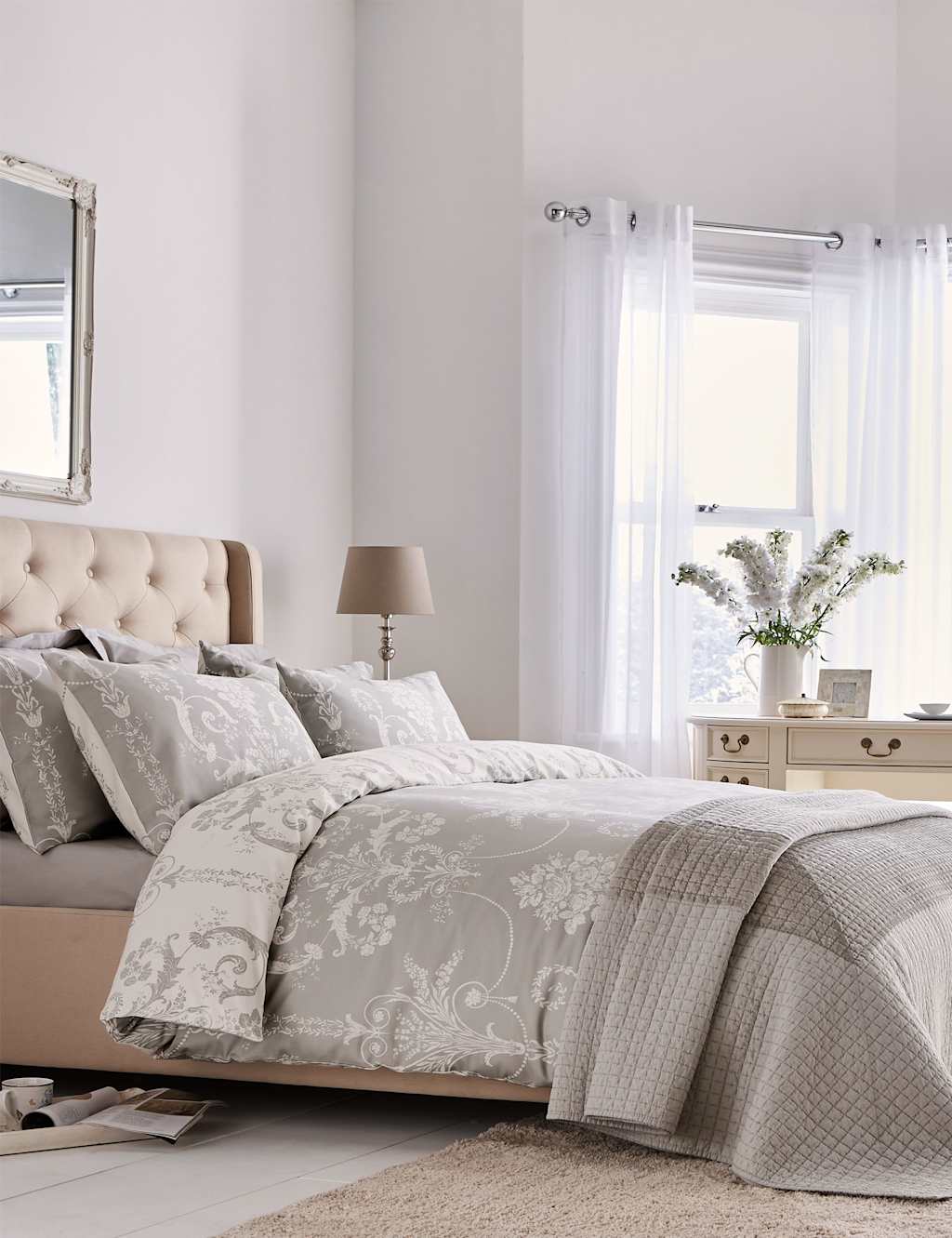 Pure Cotton Sateen Josette Bedding Set