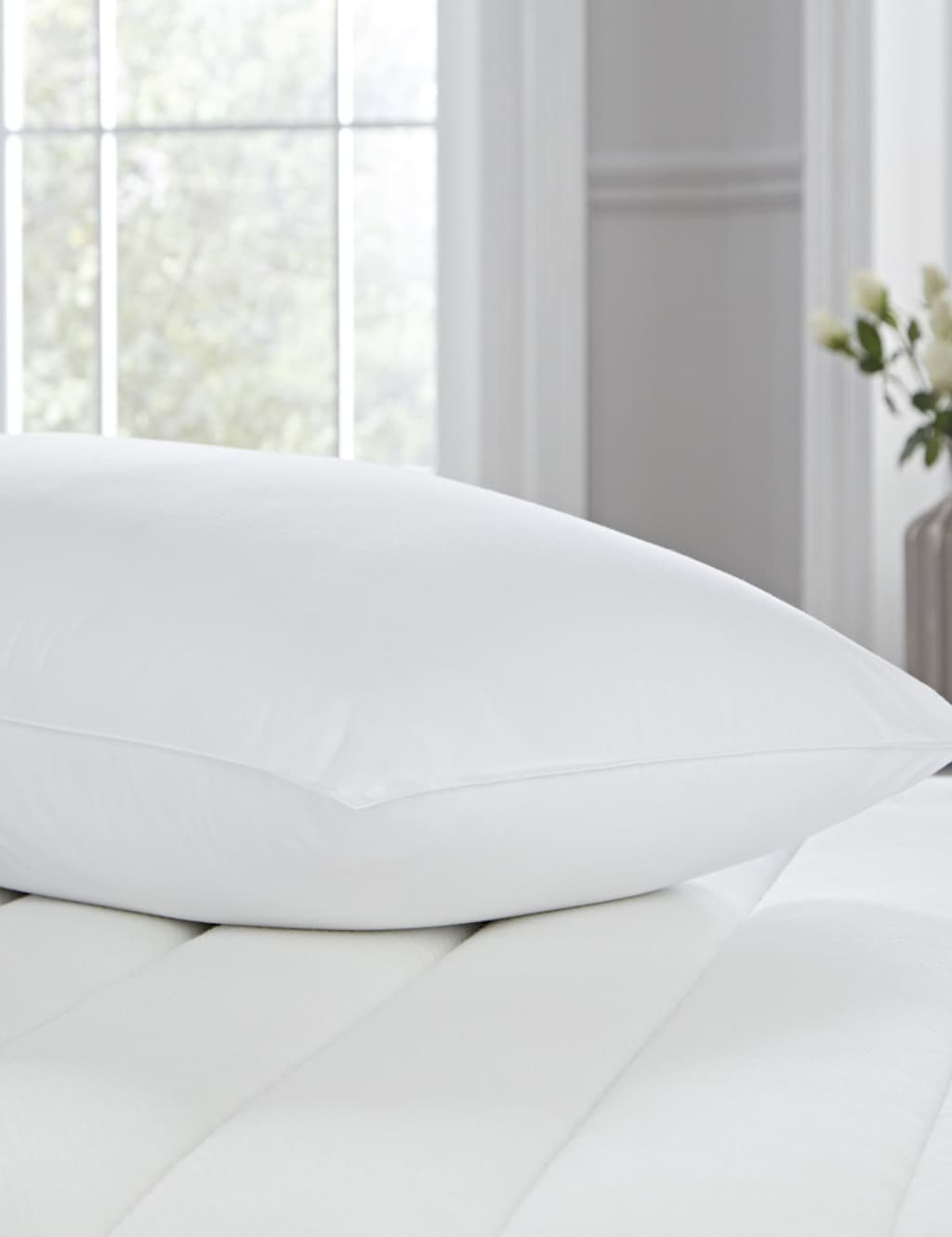 Silentnight Luxury Pocket Sprung Pure Cotton Pillow White
