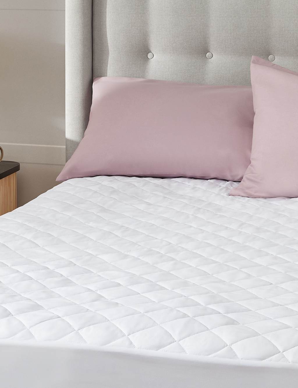 Silentnight 2 Pack Soft as Silk Mattress Protectors White